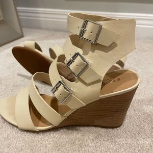 Tan Strappy Heels